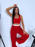 Crop tops "PUZZLE VD1591" - SARKANS